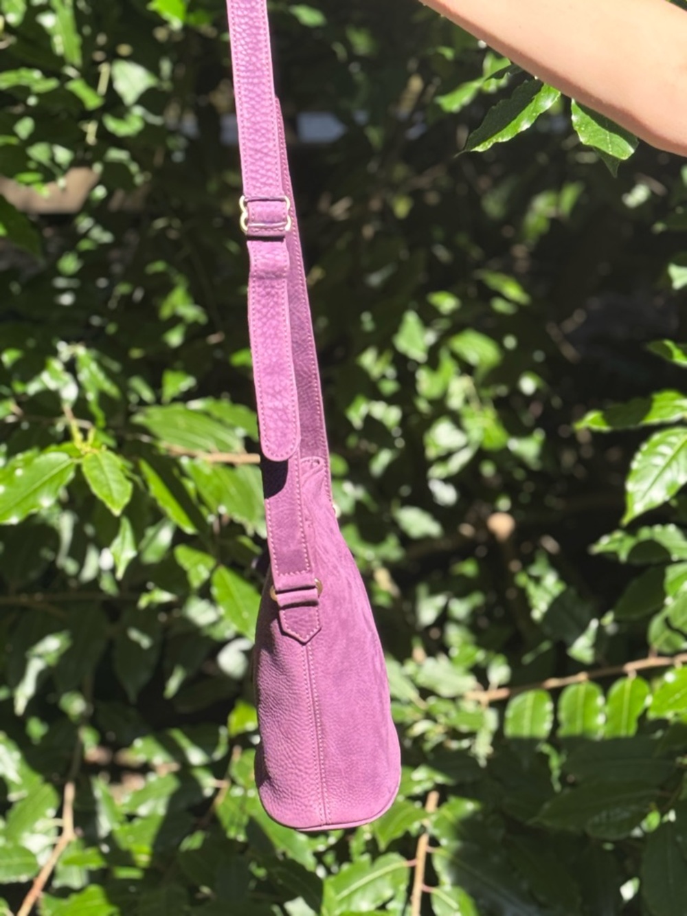 Rare Vintage Coach Grape 🍇 Purple💜 Nubuck Leather Bag From 1996 - Picture 5 of 11